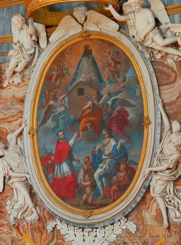 Graglia (Biella) - Pala dell'altare maggiore del Santuario della Madonna di Loreto